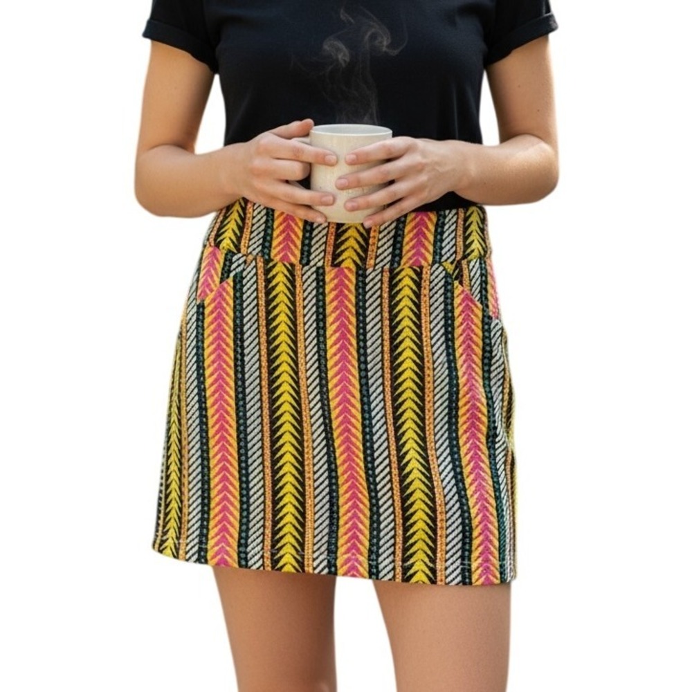 KOSHKA MASHKA PARIS Vibrant Mini Skirt Pockets‎ Worn Once Size 40/8
